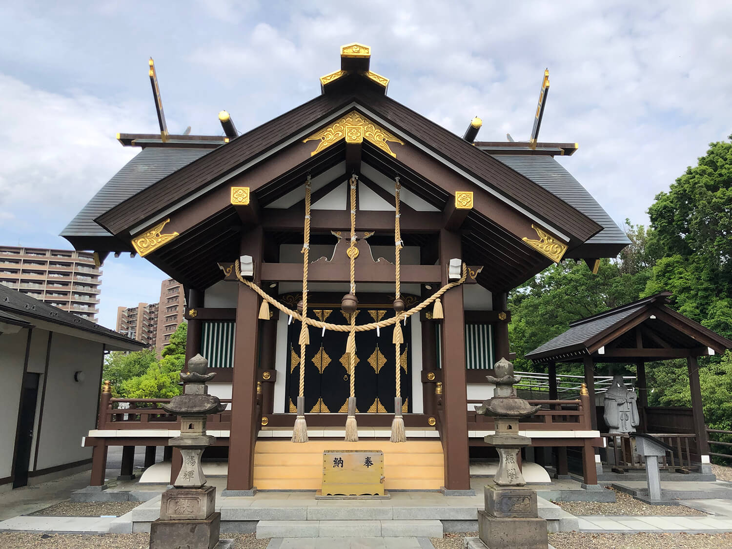 十二神社　拝殿